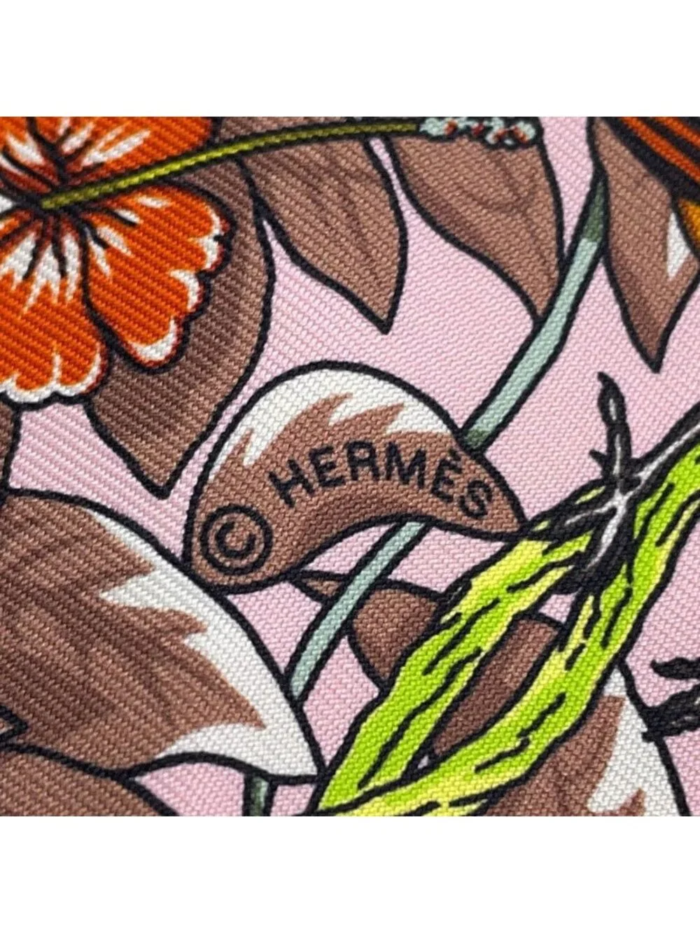 Hermes Scarf Twilly Jungle Love Silk Spring Summer